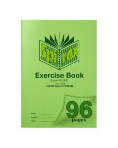 SPIRAX P108 EXERCISE BOOK A4 8MM 96PAGE