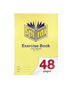 SPIRAX 112 EXERCISE BOOK A4 48 PAGE 14MM