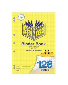 SPIRAX 127 BINDER BOOK A4 128 PAGE