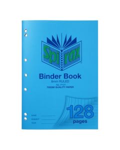 SPIRAX P127 BINDER BOOK A4 8MM 128PAGE