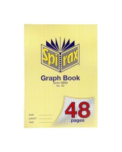 SPIRAX 132 GRAPH BOOK A4 48 PAGE 5MM GRID