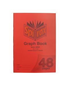 SPIRAX PP GRAPH BOOK A4 48PAGE 5MM