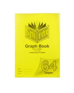 SPIRAX P133 GRID BOOK A4 5MM 64PAGE