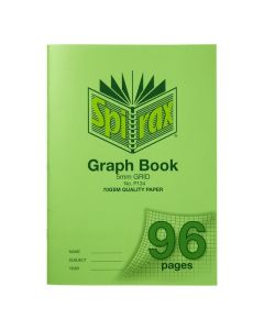 SPIRAX P134 GRID BOOK A4 5MM 96PAGE