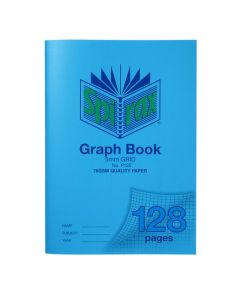 SPIRAX P135 GRID BOOK A4 5MM 128PAGE