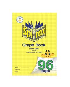 SPIRAX 138 A4 GRAPH BOOK A4 10MM 96PAGE