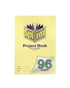 SPIRAX 144 PROJECT BOOK A4 96 PAGE 8MM