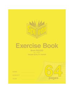 SPIRAX P191 EXERCISE BOOK 225X175 8MM 64PAGE