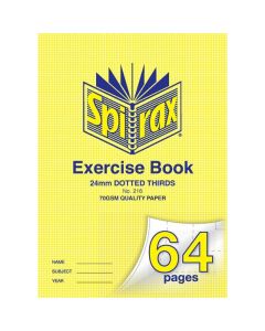 SPIRAX 216 EXERCISE BOOK A4 24MM DT 64PAGE