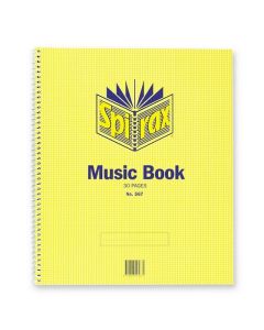 SPIRAX 567 MUSIC BOOK 297X248MM 15 LEAF/ 30 PAGE