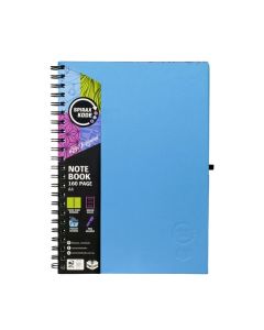 SPIRAX KODE 512 A4 HARDCOVER NOTEBOOK 160PAGE ASSORTED