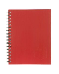 SPIRAX 512 HARD COVER BOOK A4 200 PAGE RED
