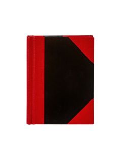 SPIRAX CASEBOUND NOTEBOOK A5 BLACK AND RED
