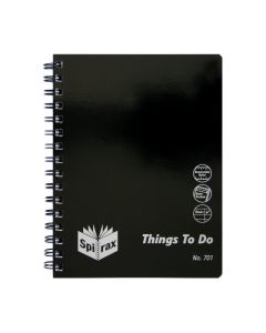 SPIRAX 701 ORGANISER RANGE THINGS TO DO A5 210X158MM 96 PAGE
