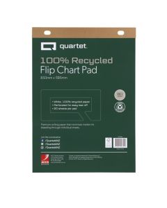 QUARTET  FLIPCHART PAD 20 SHEETS RECYCLED