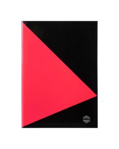 MBG NOTEBOOK RED & BLACK A4 200PGS