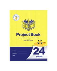 SPIRAX PROJECT BOOK 335X240MM 24PG 18MM DT 2/3 BLANK