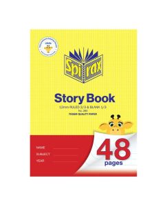 SPIRAX STORYBOOK A4 48PG 12MM 2/3RD RULED