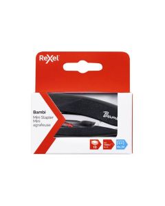 REXEL BAMBI STAPLER MINI BLACK