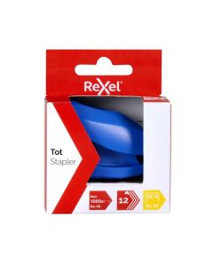REXEL TOT STAPLER MINI BLUE