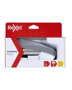 REXEL ANYWHERE STAPLER HALF STRIP GREY