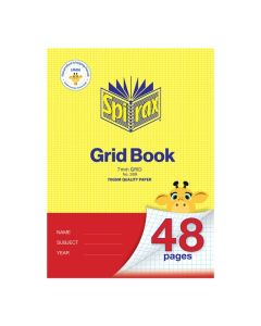 SPIRAX GRID BOOK A4 48PG 7MM