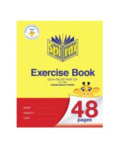 SPIRAX EXERCISE BOOK 225X175MM 48PG YEAR 3/4