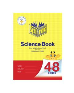 SPIRAX SCIENCE BOOK A4 48PG 2MM GRAPH/FEINT