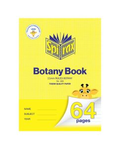 SPIRAX BOTANY BOOK A4 64PG 11MM