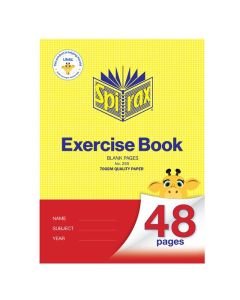 SPIRAX EXERCISE BOOK A4 48PG BLANK