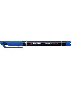 STABILO OHPEN UNIVERSAL OVERHEAD PROJECTOR PEN PERMANENT FINE BLUE
