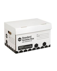 MARBIG ENVIRO ARCHIVE BOX WITH ATTACHED LID