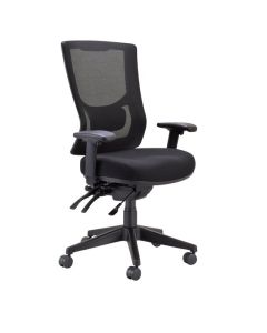 Buro Metro II High Back 24/7 Chair with Arms, Nylon Base