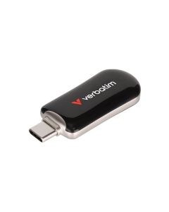 VERBATIM PLECTRA USB-C FLASH DRIVE BLK 128GB
