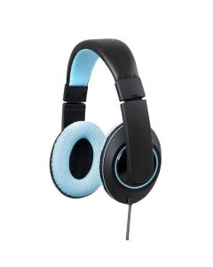 KENSINGTON OVER EAR HEADPHONES WITH INLINE MIC AND VOLUME CON BLUE