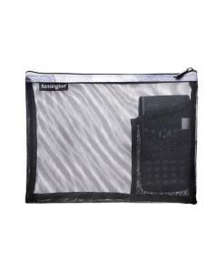 KENSINGTON MESH STORAGE POUCH BLACK/GREY