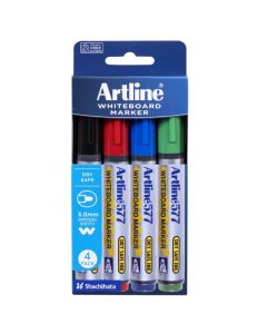 ARTLINE 577 WHITEBOARD MARKER ASST (WALLET 4)