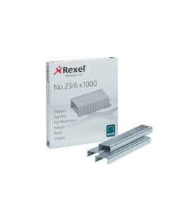 REXEL STAPLES 23/6MM BOX 1000