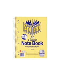 SPIRAX 605 2 SUBJECT NOTEBOOK A4 250 PAGE