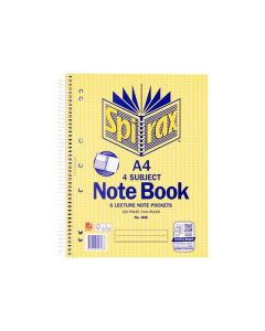 SPIRAX 606 4 SUBJECT NOTEBOOK A4 320 PAGE