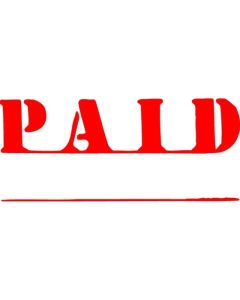 XSTAMPER CX-BN 1221 PAID RED