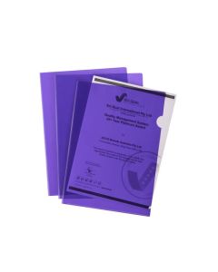 MARBIG LETTER FILE A4 ULTRA FILE PURPLE PACK10