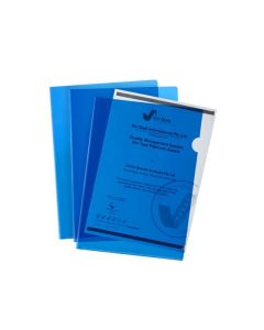 MARBIG LETTER FILE A4 ULTRA FILE BLUE PACK10