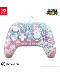 POWERA ADVANCED WIRED CONTROLLER FOR NINTENDO SWITCH 2 - MUSHROOM KINGDOM