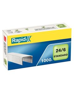 RAPID STAPLES 24/6MM BOX 1000