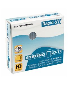 RAPID STAPLES 23/17MM BOX 1000 STRONG