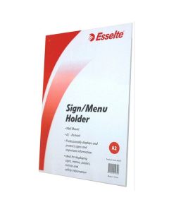 ESSELTE SIGN/MENU HOLDER WALL PORT A2