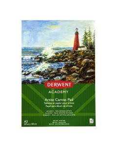 DERWENT ACADEMY CANVAS PAD 280GSM A3 PORTRAIT 10 SHEET