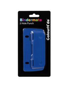 COLOURHIDE BINDERMATE HOLE PUNCH 2 HOLE CLASSIC BLUE