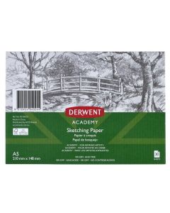 DERWENT ACADEMY SKETCHING PAPER PAD A5 LANDSCAPE 30 SHEET